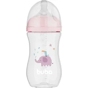 Mamadeira Easy Flow Elefante Rosa 270ml Buba 17250