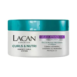 Geleia Lacan Ativadora de Cachos Curls & Nutri 300g GELEIA LACAN 300G ATIV.CACHOS CURLS E N.