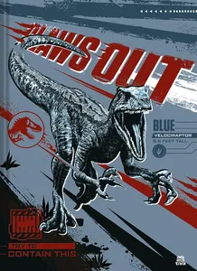 Caderno Brochurão 80 Folhas Capa Dura Jurassic Park