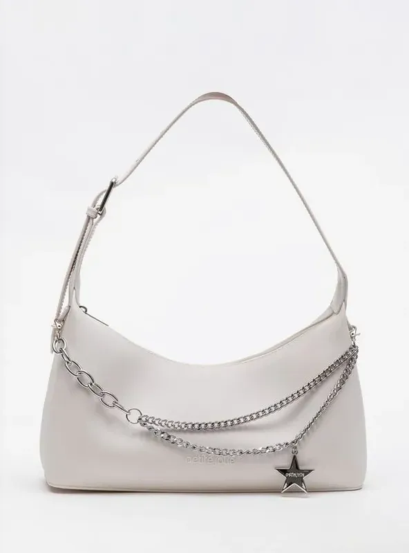 Bolsa Petite Jolie Thayla White/Niquel PJ11282