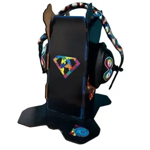 Abafador de Ruido Preto para Autistas 12 DB com suporte Infinity Blue Decorativo