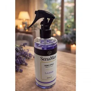Spray Aromatizador de Ambientes e Tecidos Lavanda 260ML Cítrico Floral Roxo Senalândia Spray Aromatizador Ambientes e Tecidos Lavanda 260ML Roxo Senalândia