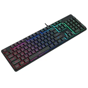Teclado Gamer Redragon K521-RGB Netherbane USB com Iluminação RGB Layout Inglês Preto Teclado Gamer K521-RGB Netherbane USB Iluminação RGB Preto Redragon