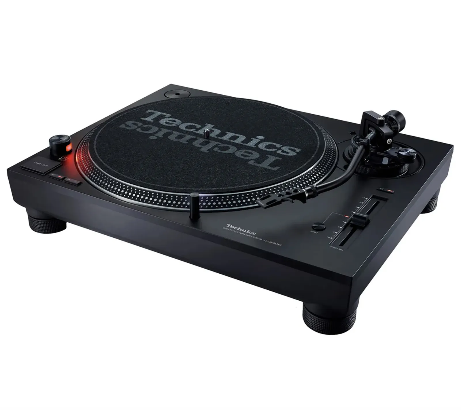 Toca Disco Profissional Technics SL1210 MK7 BK Direct Drive Preto - 110v