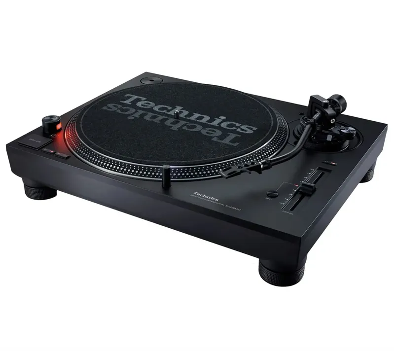 Toca Disco Profissional Technics SL1210 MK7 BK Direct Drive Preto - 110v