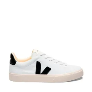 Tênis Veja Campo Canvas White Black CA0120535A-35