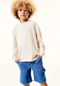 Bermuda Jeans Infantil Menino - Azul 004
