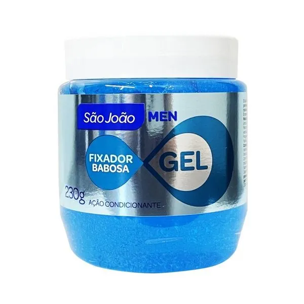 Gel Fixador São João 230g Babosa/Azul GEL FIX SAO JOAO 230