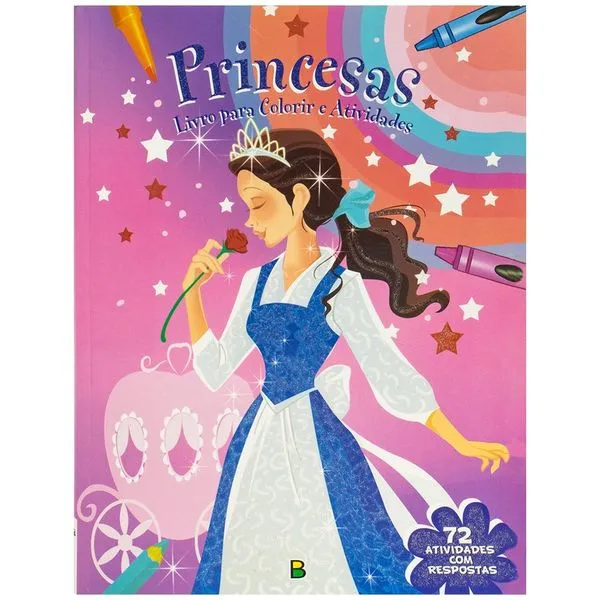 Livro Para Colorir E Atividades - Princesas