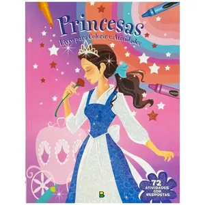Livro Para Colorir E Atividades - Princesas