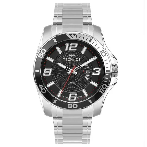 Relógio Technos Masculino Racer Premium Prata - 2117LFP/1P Relógio Technos Masculino Racer Prata - 2117LFP/1P