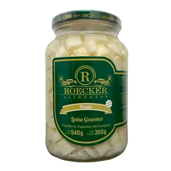 Palmito Pupunha Roecker Em Conserva Espaguete 300g