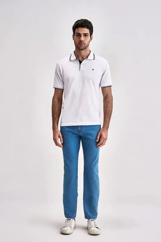 Calça Jeans Clássica - Azul - 38