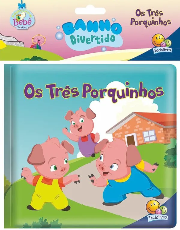 Banho Divertido - Os Três Porquinhos