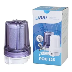 Filtro Para Ponto De Uso Bbi Transparente F125tr 5" Cor Transparente Voltagem Não Se Aplica