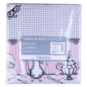 Toalha de Mesa Térmica 138X200cm Salehtex Utensílios