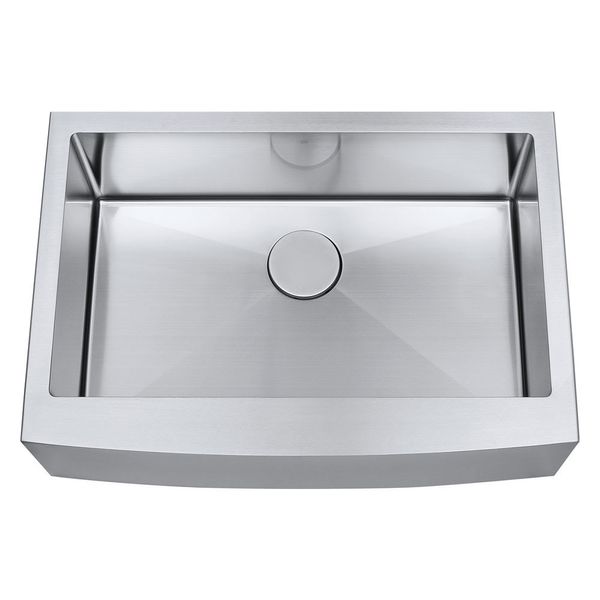 Cuba Farmhouse Aço Inox 1mm Escovado SA105P 75,6x52,7x22,9 cm Aço Escovado