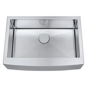 Cuba Farmhouse Aço Inox 1mm Escovado SA105P 75,6x52,7x22,9 cm Aço Escovado