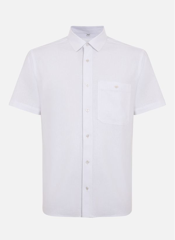 Camisa Relaxed Fit Blended Linen John John Masculina G