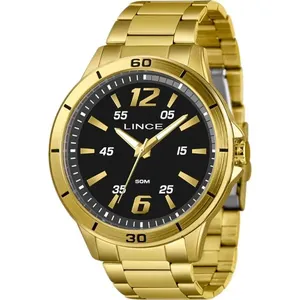 Relógio Masculino Lince Dourado MRGM052L46-P2KX
