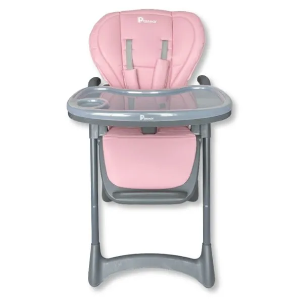 CADEIRA DE ALIMENTAÇÃO EASY ROSA - PASSEAR BABY