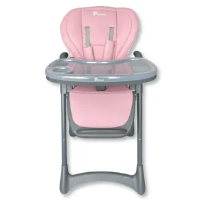CADEIRA DE ALIMENTAÇÃO EASY ROSA - PASSEAR BABY