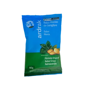 Bala Ardrak de Gengibre Sabor Menta 50g