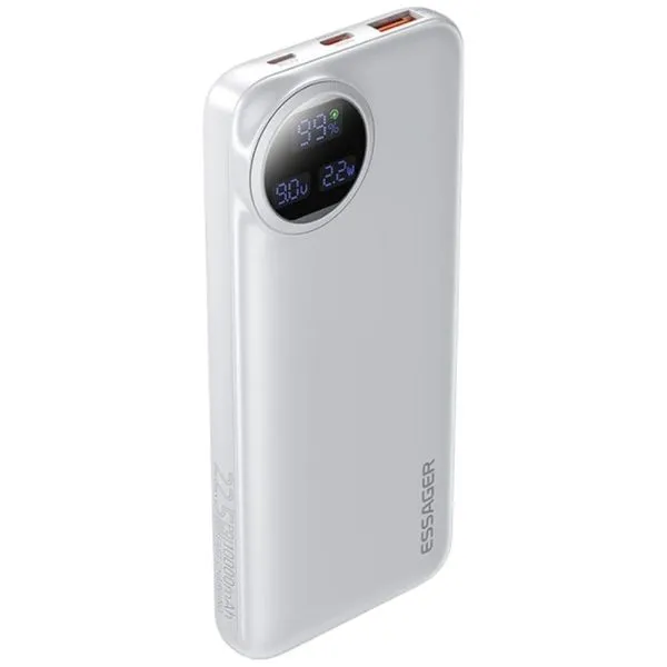 Carregador Portátil Essager 10000mAh Branco ES-D016 (MP)