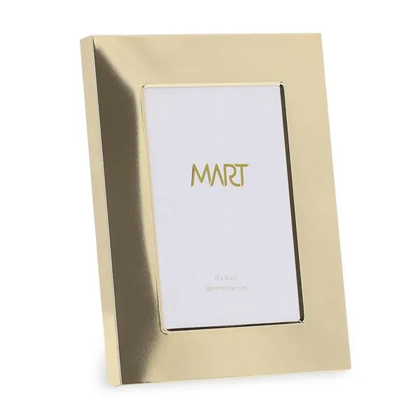 Porta-Retrato 10x15 Metal Dourado 15,5x20cm 19293 - Mart