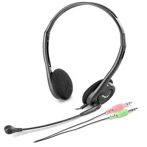 Headset Genius Slim Conector Duplo HS-200C 31710151100 Preto (MP)