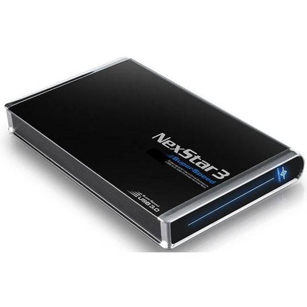 Gaveta Externa 2.5pol SATA > USB3.0/e-SATA Vantec NexStar 3 - Preta - NST-280SU3-BK