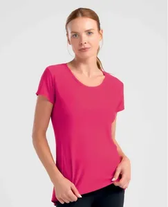 CAMISETA FITNESS MULLET BÁSICA ROSA MAGENTA G