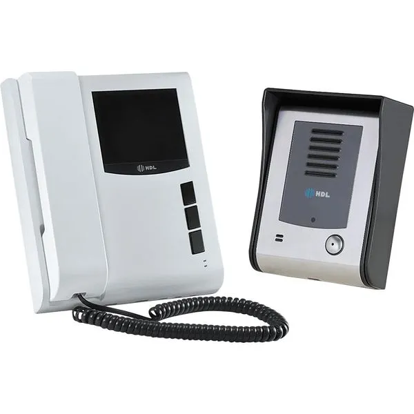 Vídeo Porteiro Eletrônico HDL com Alarme Sense Basic Branco