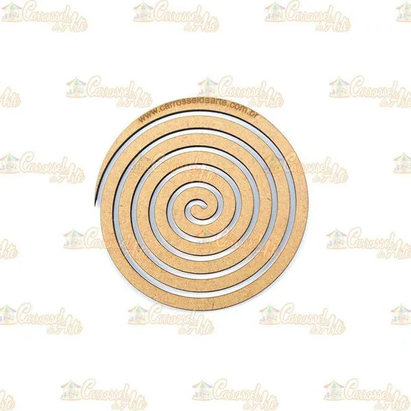Gabarito Espiral Pequeno Mdf G018