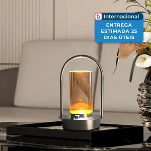 Luminária Mesa Kipliko LED Prata A-MBI