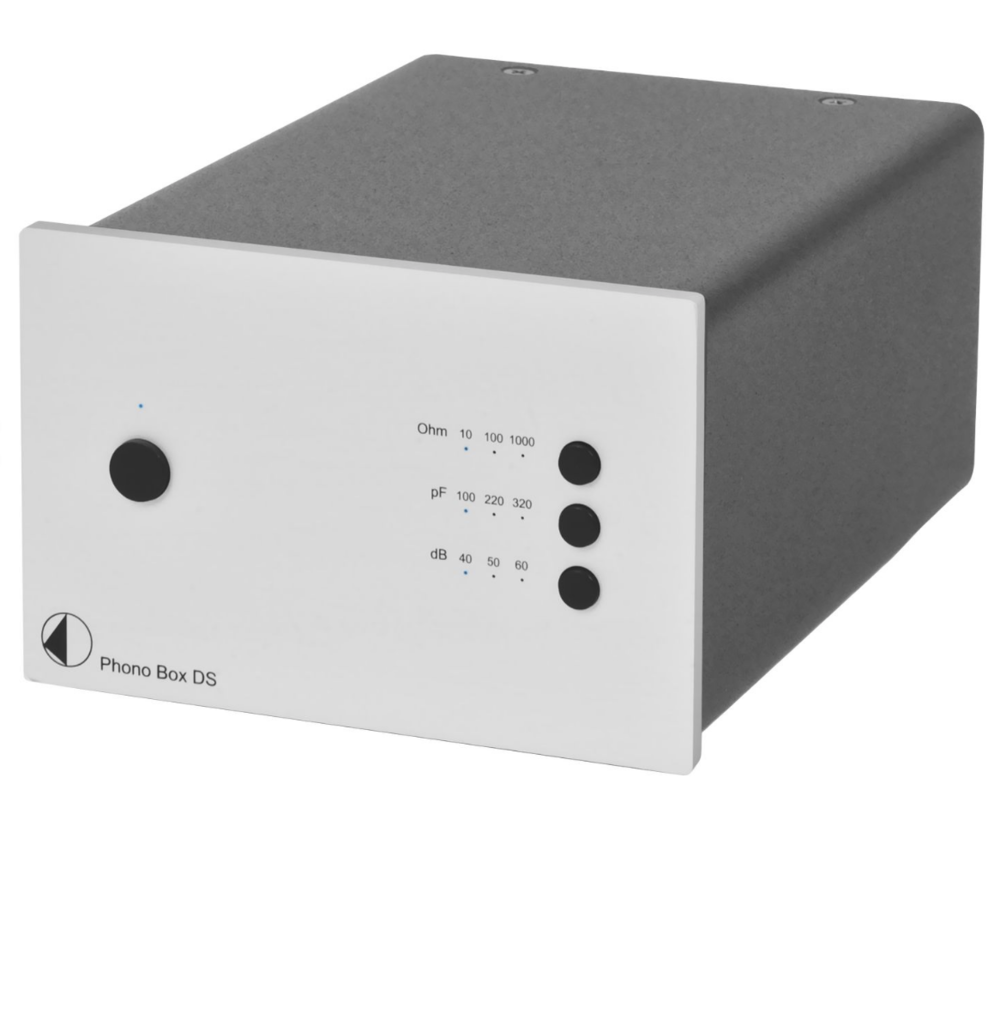 Pro-Ject Box Design Phono Box DS Pré-amplificador Phono MM &amp; MC Silver