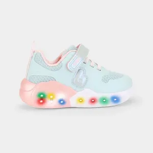Tênis Infantil Bibi Fun Light Azul com Rosa 23