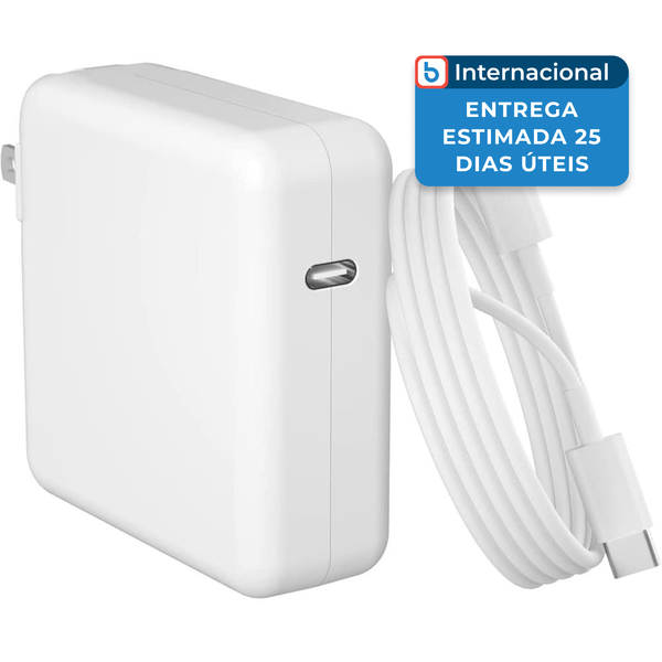 Carregador para MacBook Tearplex USB-C 96W Pro Branco A-MBI