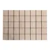 Lugar Americano Em Pvc Grid Branco E Preto Lyor 45x30cm