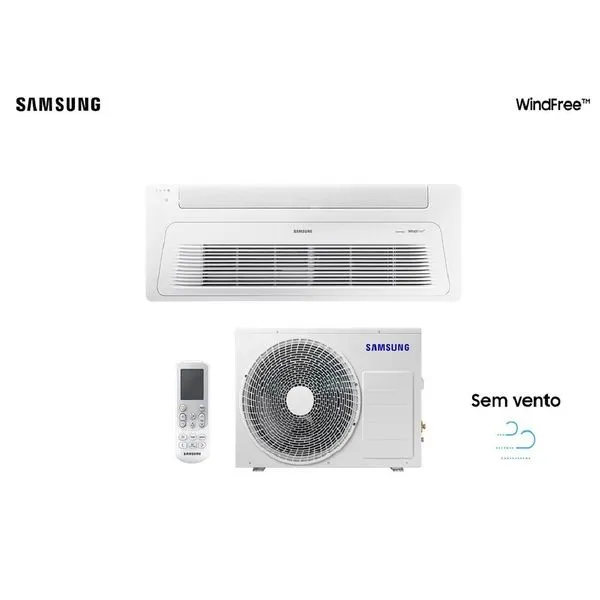 Ar Condicionado Cassete 1 Via Samsung Windfree Inverter 18000 BTUS Quente Frio 220V AC018DN1DKG-AZ Ar Condicionado Cassete 1 Via Samsung Windfree 18000 BTUS Quente Frio 220V