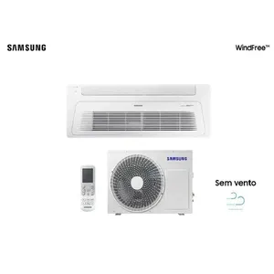 Ar Condicionado Cassete 1 Via Samsung Windfree Inverter 18000 BTUS Quente Frio 220V AC018DN1DKG-AZ Ar Condicionado Cassete 1 Via Samsung Windfree 18000 BTUS Quente Frio 220V