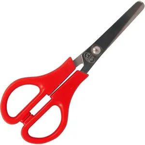 Tesoura Escolar sem Ponta Sertic KS-125 13cm Caixa com 20 Unidades Vermelho e Azul e Rosa e Verde Tesoura Escolar sem Ponta Sertic KS-125 13cm com 20 Unidades