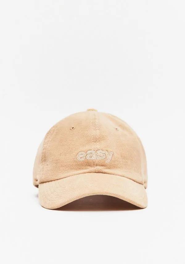 Boné Com Bordado Easy Bege U