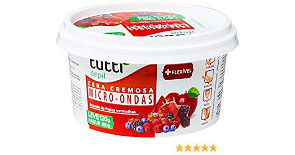 Cera Depilatoria Depilbella Microondas Frutas Vermelhas 200G