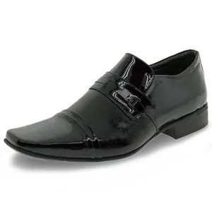 Sapato Masculino Social Jota Pe - 77701 VERNIZ/PRETO 37