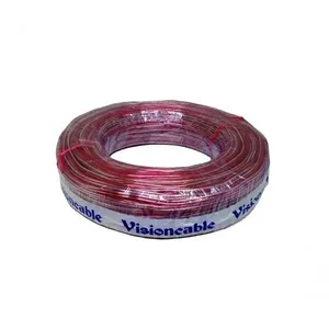 Cabo para Som Profissional Vision 9MM 25M para Instrumentos Musicais e Áudio Vermelho Visioncable Cabo para Som Profissional Vision 9MM 25M para Áudio e Instrumentos Vermelho Visioncable