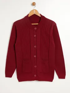Cardigan Plus Size Feminino BORDO UN
