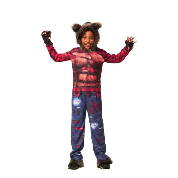 Fantasia Infantil Lobo Kill Super Festas Tamanho M (MP)
