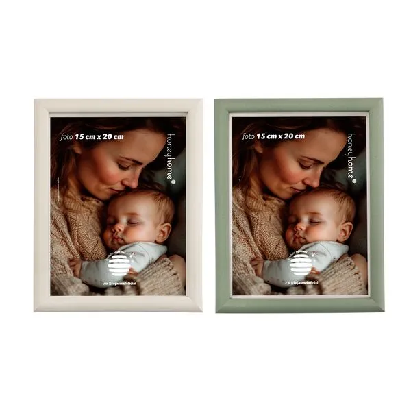 Porta-retrato 15x20 Sortido Madeira Mdf E Vidro 22,3x17,3x3cm LM3758 - honeyhome