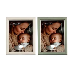Porta-retrato 15x20 Sortido Madeira Mdf E Vidro 22,3x17,3x3cm LM3758 - honeyhome